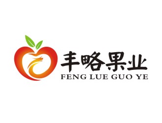洛川丰略苹果专业合作社水果logo设计|赣州浩迪专注于中小企业商标